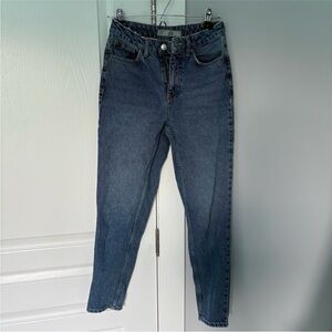Topshop Moto Mom Blue Jeans 25W L30